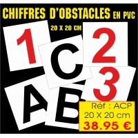 ACP - JEU DE CHIFFRE EN PVC 20 X 20 CM destockage 1 A 12+ABC+AB